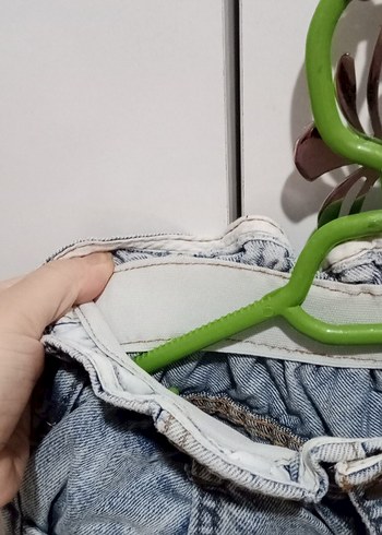 lastik detay kot pantolon - Görsel 2