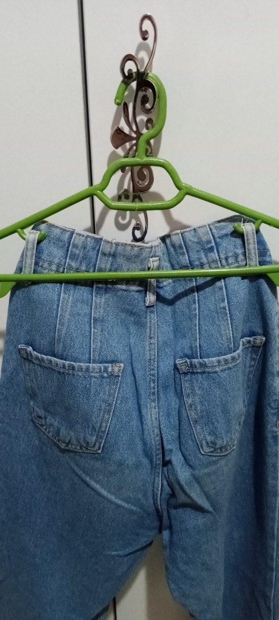 Pastel Mavi Kadın Normal Kesim Denim Pantolon ambar marka - Görsel 4