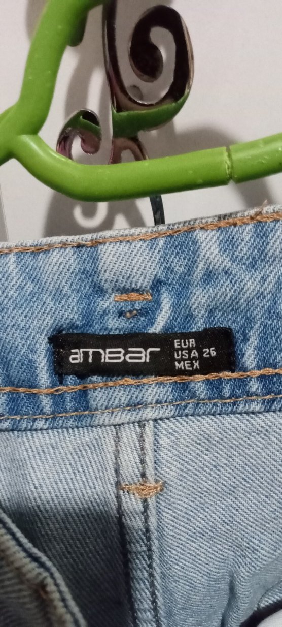 Pastel Mavi Kadın Normal Kesim Denim Pantolon ambar marka - Görsel 3