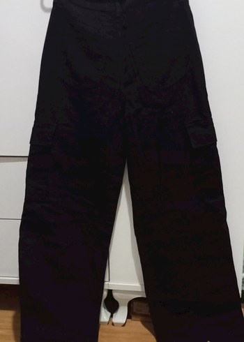 Ambar siyah kargo pantolon - Görsel 3