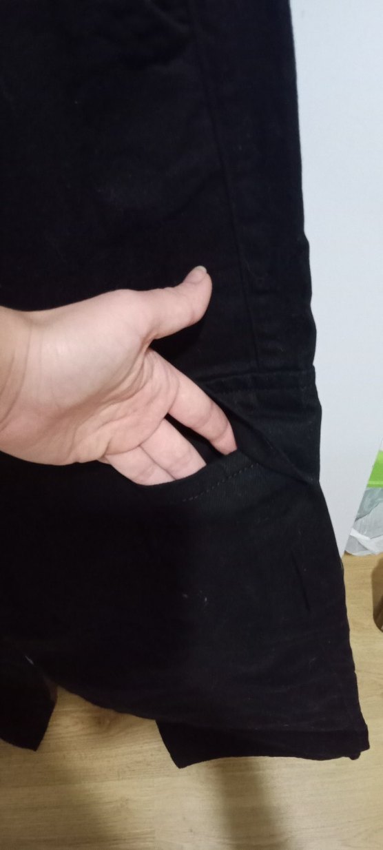 Ambar siyah kargo pantolon - Görsel 2