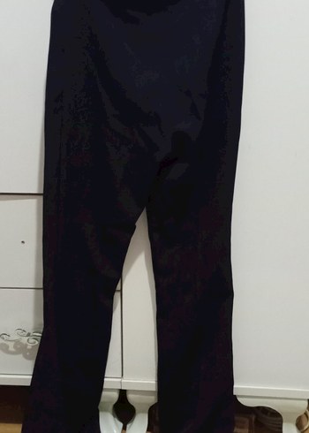 ispanyol paça flare model kumaş pantolon - Görsel 3