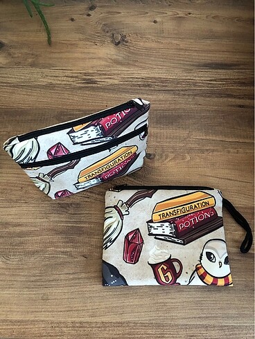 İkili Makyaj çantası (cüzdan) - Görsel 2