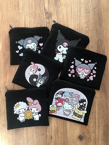 Diğer Kuromi baskılı teması cüzdan