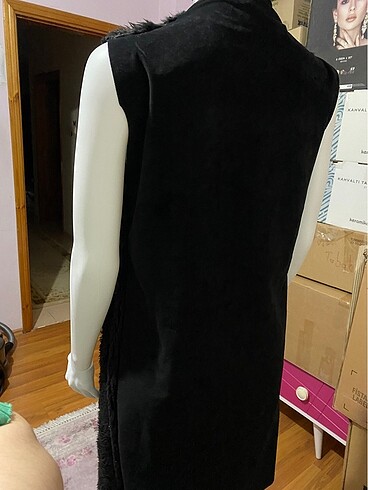 SIFIR PELUŞ YELEK - STANDART BEDEN - Görsel 5