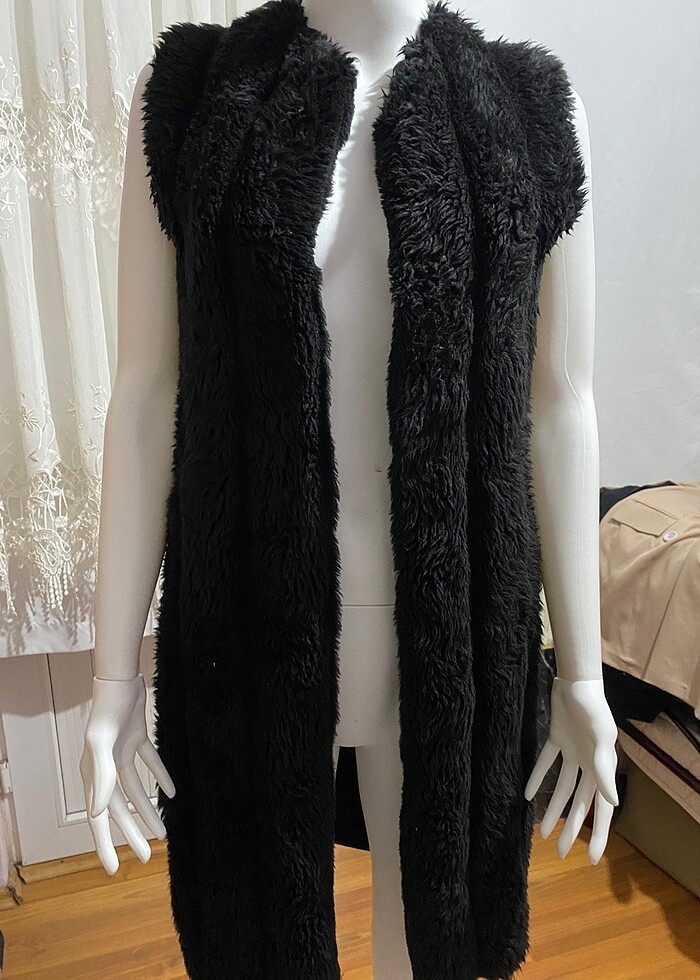 SIFIR PELUŞ YELEK - STANDART BEDEN - Görsel 3