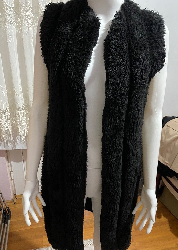 SIFIR PELUŞ YELEK - STANDART BEDEN - Görsel 4