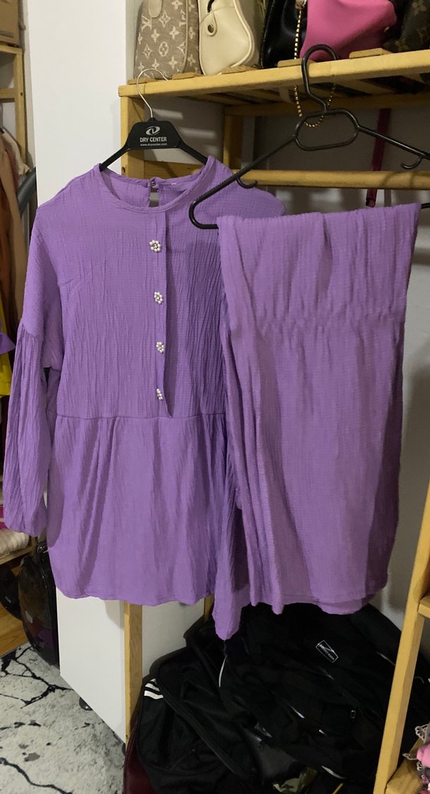 Mor renk ikili takım - Görsel 2