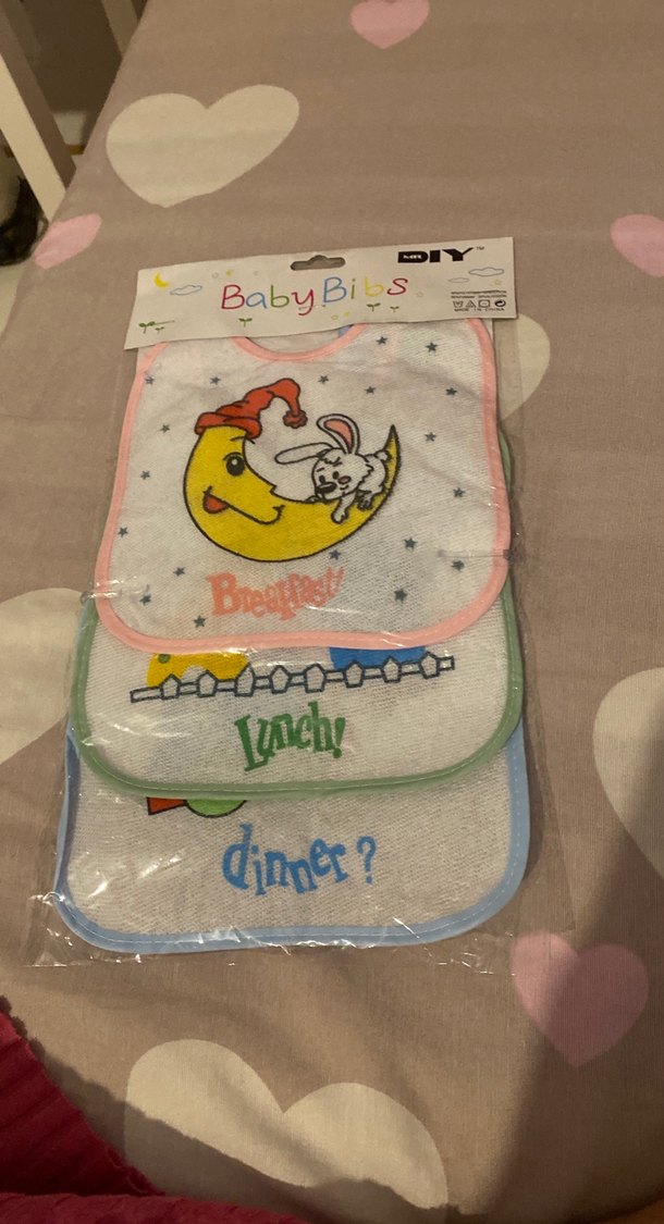 Renkli Nakışlı Bebek Önlüğü Seti - Görsel 2