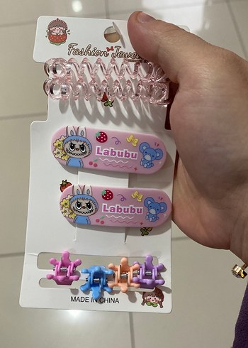 Çocuklar için renkli elastik toka seti - Görsel 3