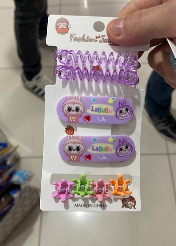 Çocuklar için renkli elastik toka seti - Görsel 2