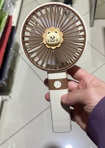 Bej Renkli Taşınabilir El Vantilatörü - Görsel 2