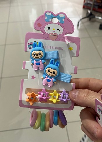 Pastel Renkli Elastik Çocuk Saç Aksesuarları - Görsel 2