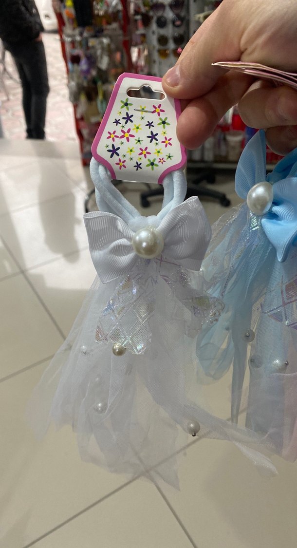 İnci Detaylı Pembe Fiyonklu Çocuk Toka - Görsel 3