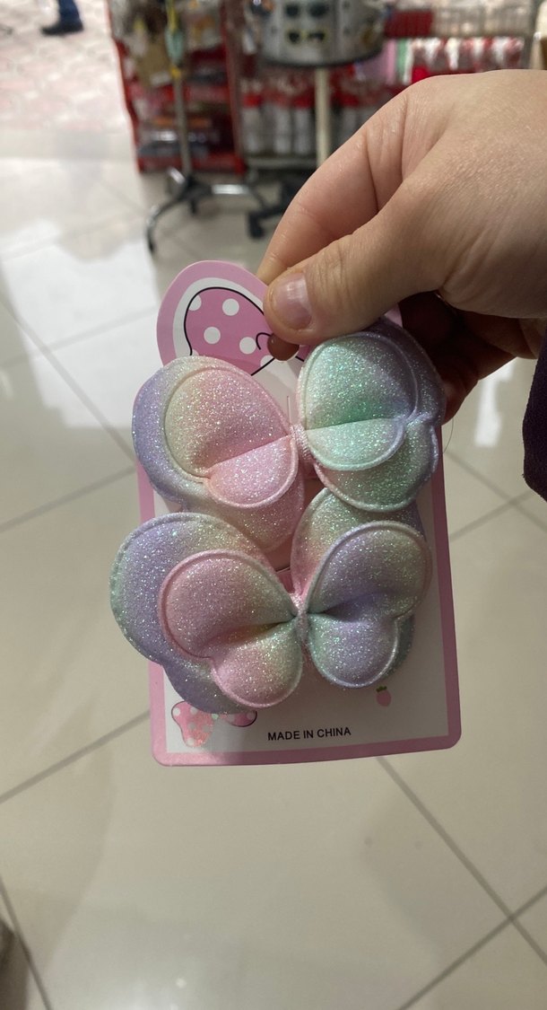 Parlak Pastel Fiyonk Toka Seti - Görsel 4