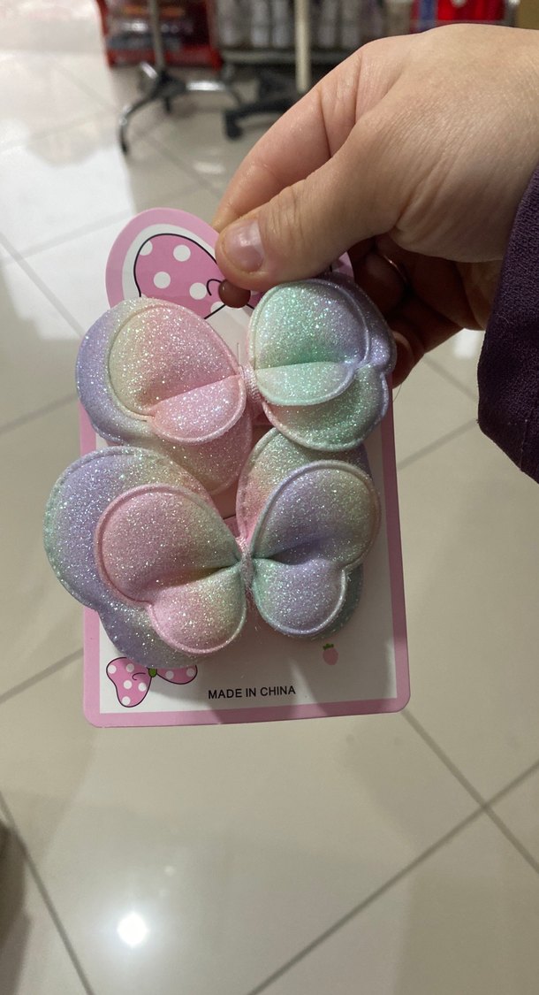 Parlak Pastel Fiyonk Toka Seti - Görsel 3