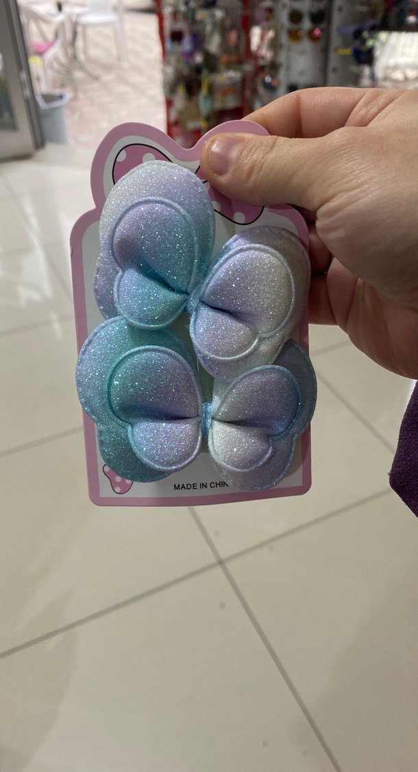 Parlak Pastel Fiyonk Toka Seti - Görsel 2