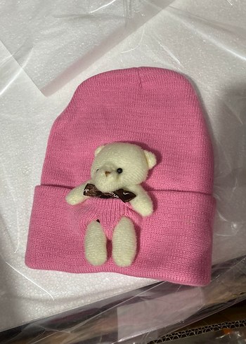 Kahverengi Nakışlı Çocuk Bere - Görsel 5