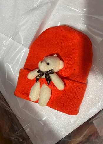 Kahverengi Nakışlı Çocuk Bere - Görsel 7