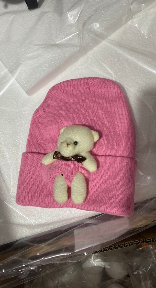 Kahverengi Nakışlı Çocuk Bere - Görsel 5