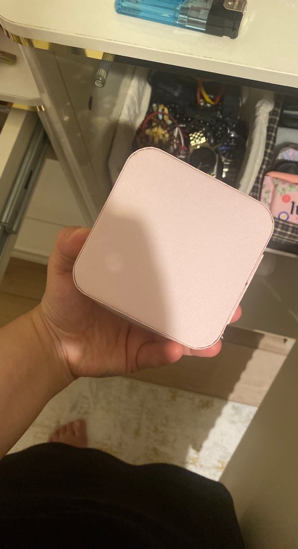 Pastel Pembe Makyaj Organizer Kutusu - Görsel 4