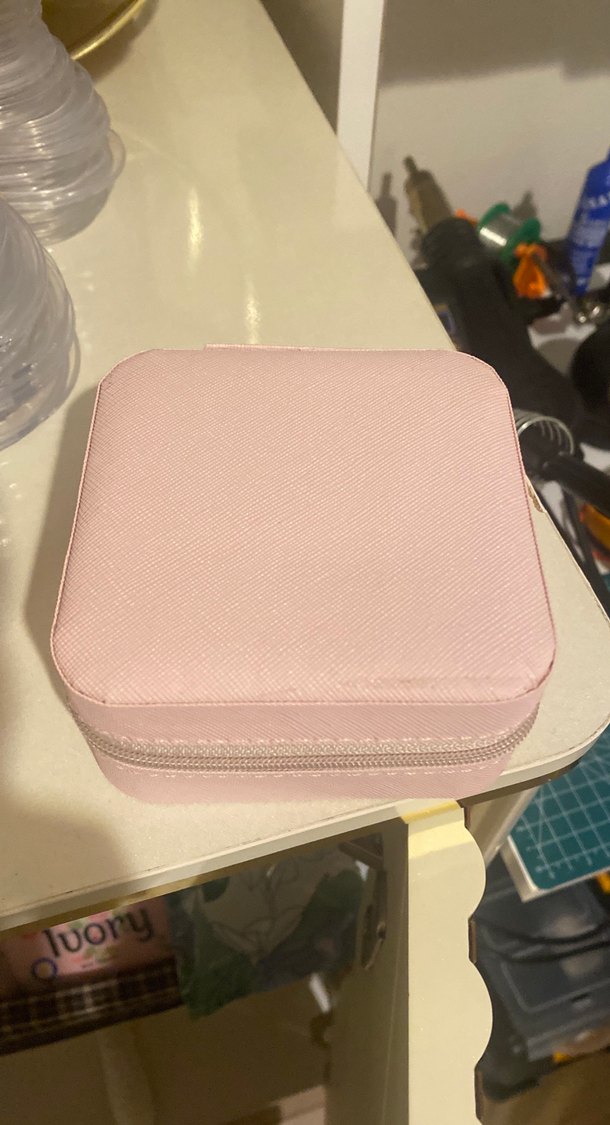 Pastel Pembe Makyaj Organizer Kutusu - Görsel 3