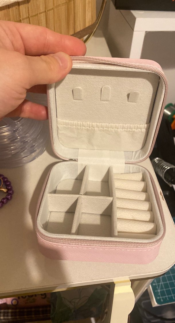 Pastel Pembe Makyaj Organizer Kutusu - Görsel 2