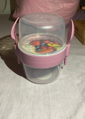 Pastel Pembe Saklama Kabı - Görsel 2