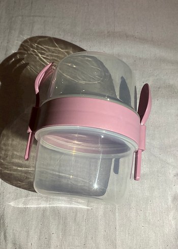 Pastel Pembe Saklama Kabı - Görsel 4