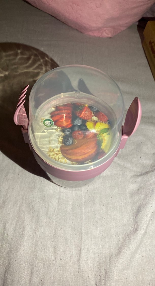 Pastel Pembe Saklama Kabı - Görsel 3