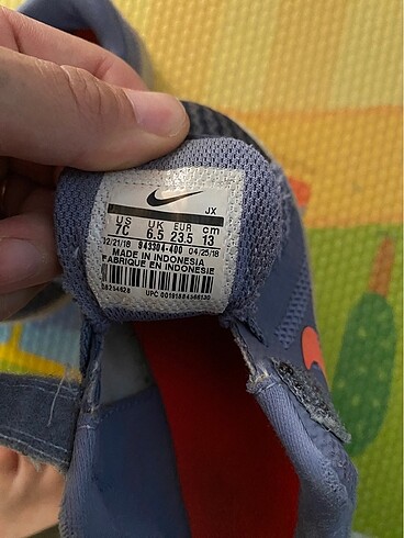 23 Beden mavi Renk Nike ayakkabı
