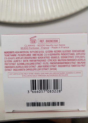 Clarins leke kremi - Görsel 2