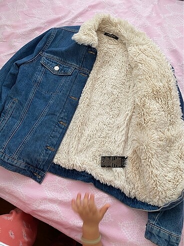 Mavi Jeans Mavi kürklü kot çeket