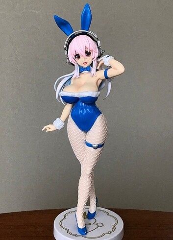 Sonico Bicute Bunnies Mavi Anime Figürü 