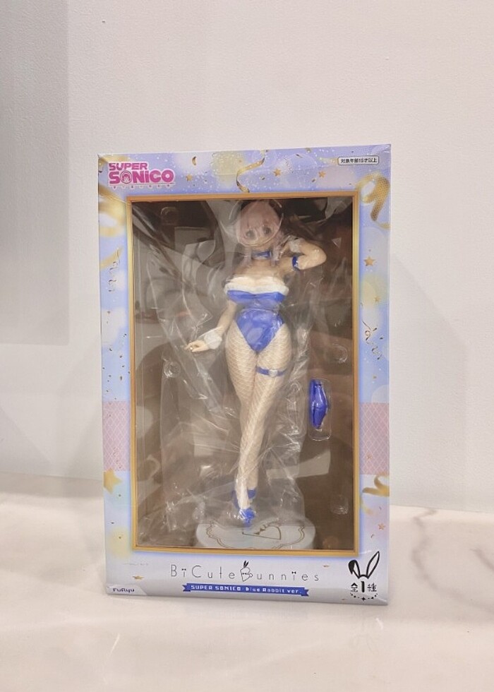 Sonico Bicute Bunnies Mavi Anime Figürü  - Görsel 5