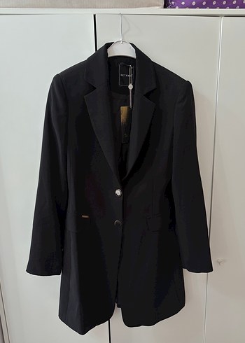 Zara Sikligin Simgesi Siyah Tek Dugmeli Blazer Ceket
