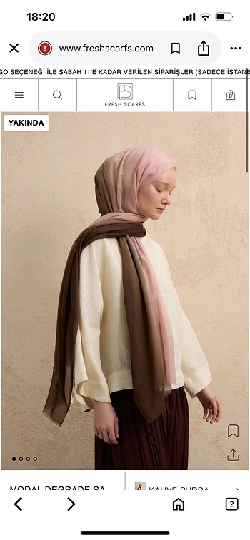 Diğer Freshscarfs 3 şal