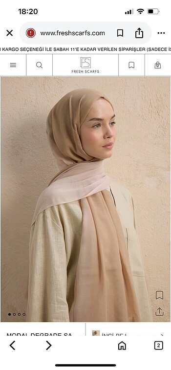  Beden Freshscarfs 3 şal