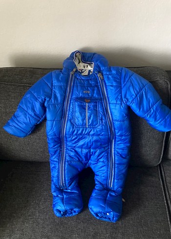 Mavi Erkek Bebek Şişme Kayak Tulumu - Görsel 2