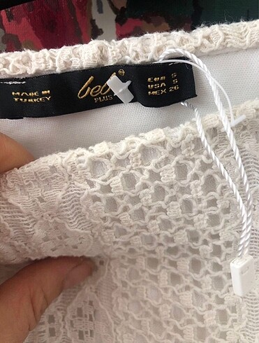 s Beden beyaz Renk Bebe Beyaz Dantel Detaylı Kısa Etek