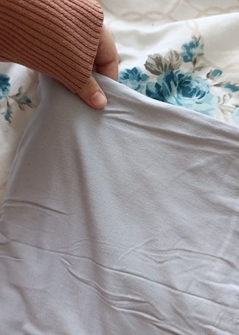 Gri Düz penye şal - Görsel 2