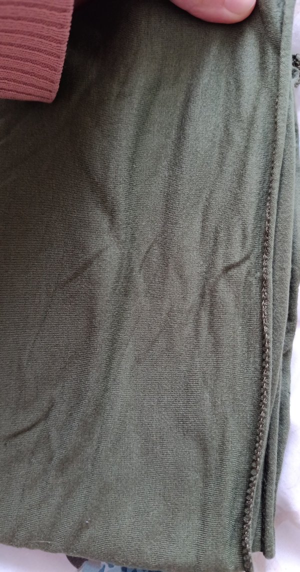 Düz Haki penye şal - Görsel 2