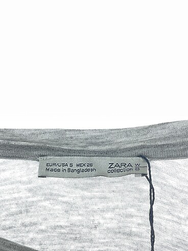 s Beden gri Renk Zara Bluz %70 İndirimli.