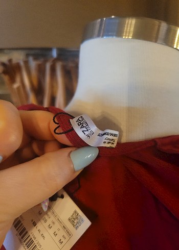 Bordo Uzun Kollu Fırfırlı Bohem Bluz - Görsel 4