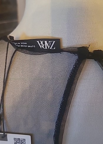 Siyah Transparan Uzun Kollu Kadın Bluz - Görsel 9