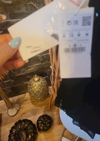 Boncuk İşlemeli Siyah Bohem Bluz - Görsel 4