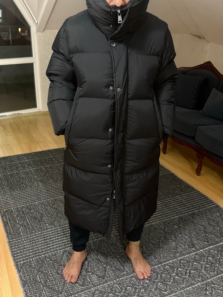 Siyah Uzun erkek kaban - Görsel 4