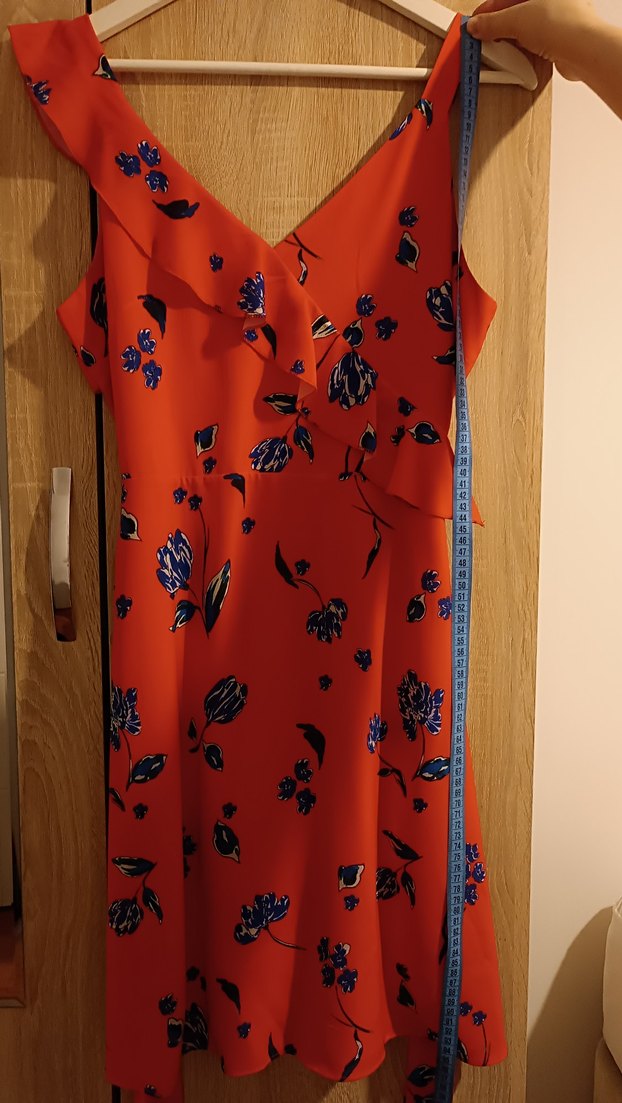 Kırmızı Bohem Midi Elbise - Görsel 2