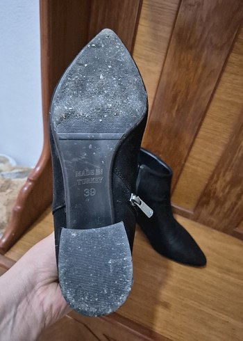 39 Beden mavi Renk siyah Süet Kadın Botlar