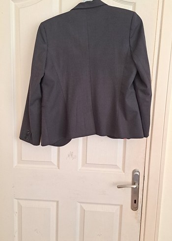 Diğer Siyah Düğmeli Kadın Blazer Ceket